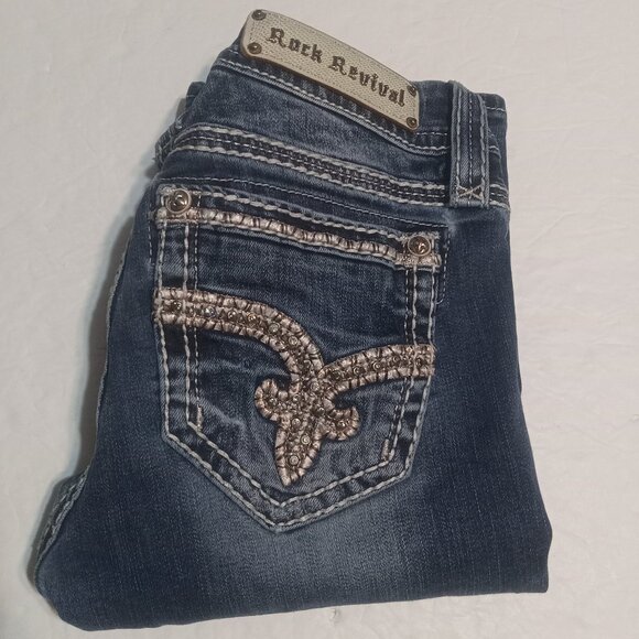 Rock Revival Women's Nancy Easy Bermuda Shorts 27 E8536EM6 - Picture 1 of 8